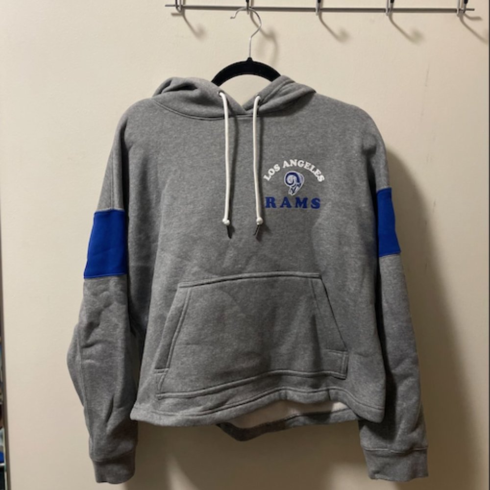 NIKE RAMS CROPPED HOODIE